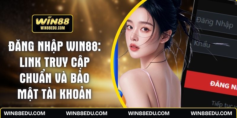 Đăng Nhập WIN88: Link Truy Cập Chuẩn Và Bảo Mật Tài Khoản