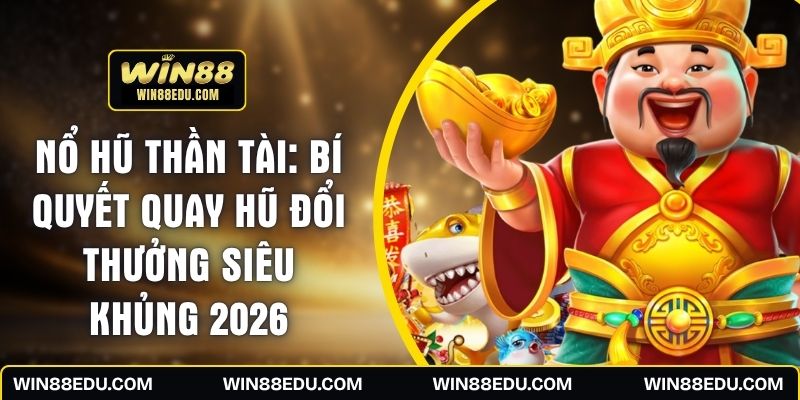 Nổ Hũ Thần Tài: Bí Quyết Quay Hũ Đổi Thưởng Siêu Khủng 2026