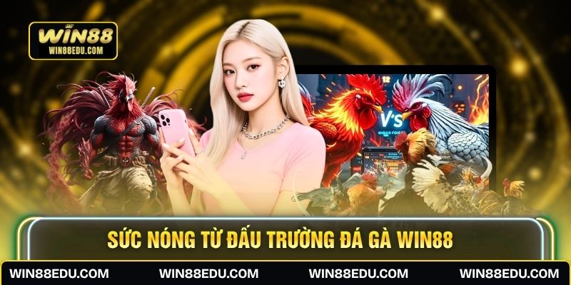 Sức nóng từ đấu trường đá gà WIN88